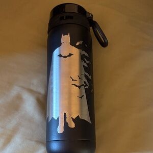 NWOT Black Batman Insulated Water Bottle
